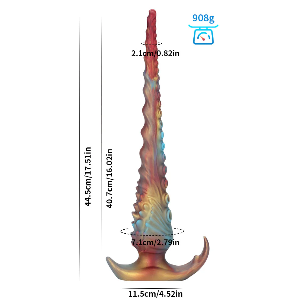 mixed color ultra thick octopus shaped anal plug - Image 6